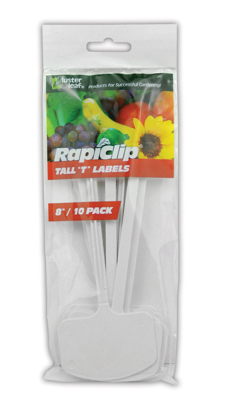 Luster Leaf T Markers 8" 10Pk