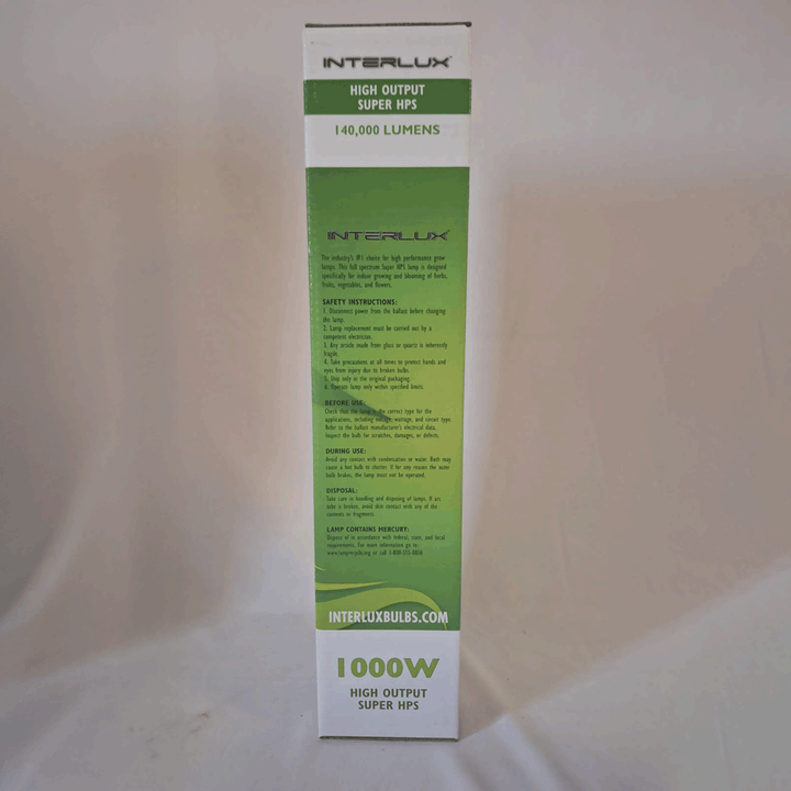 InterLux Super HPS Grow Lamp 1000W