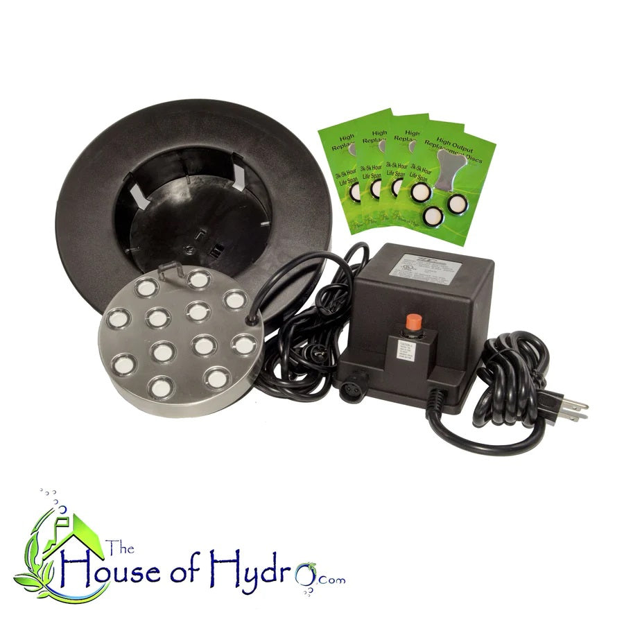 House of Hydro Mist Maker w/Float & Spare Discs - 120V