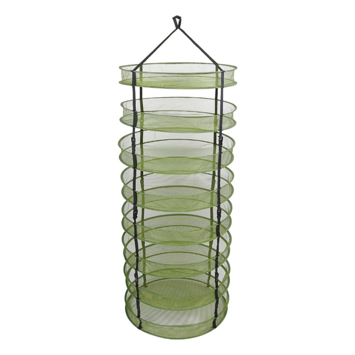 Green drying rack with many levels