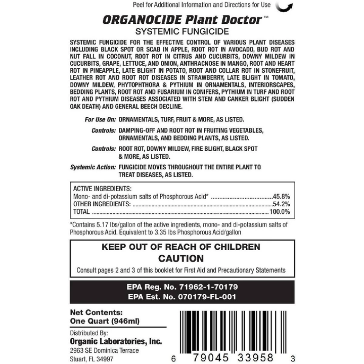 Organocide Plant Doctor Fungicide Quart