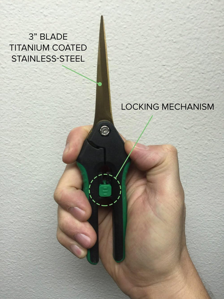 Grow1 Titanium Trimming Shears, 3 1/4" Straight Blade scissors - Image 5