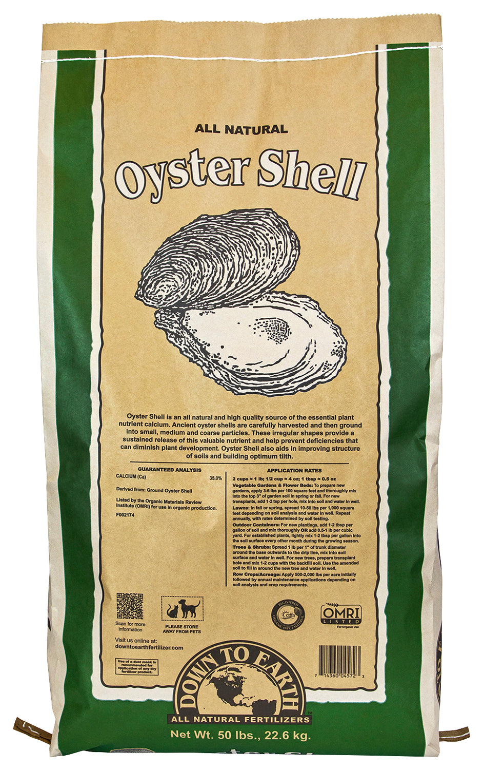 Down to Earth Oyster Shell