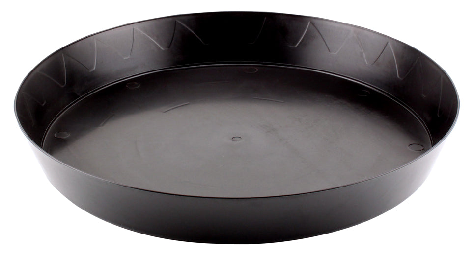 Gro Pro Heavy Duty Black Saucer 14"