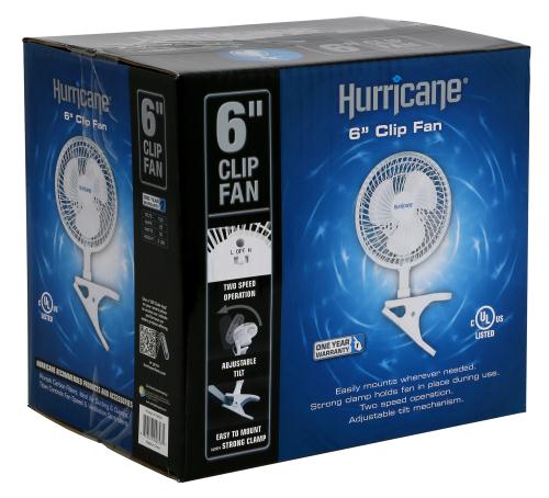 Hurricane 6" Clip Fan