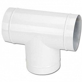 C.A.P.  Tee Connector White 4"