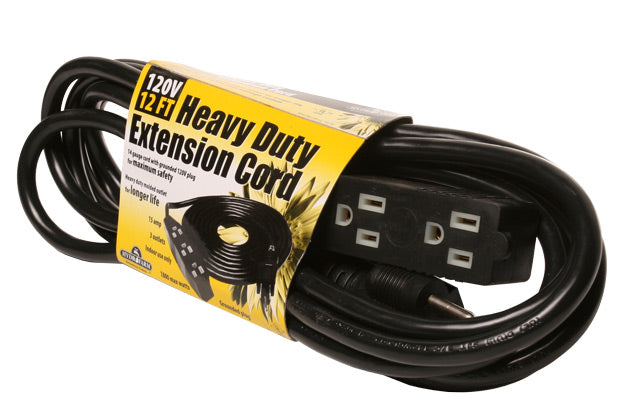 Hydrofarm Heavy Duty 3 Outlet Cord 120V