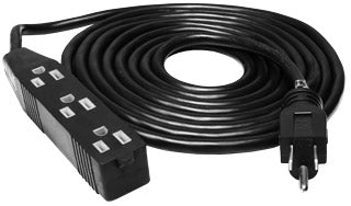 Hydrofarm Heavy Duty 3 Outlet Cord 120V