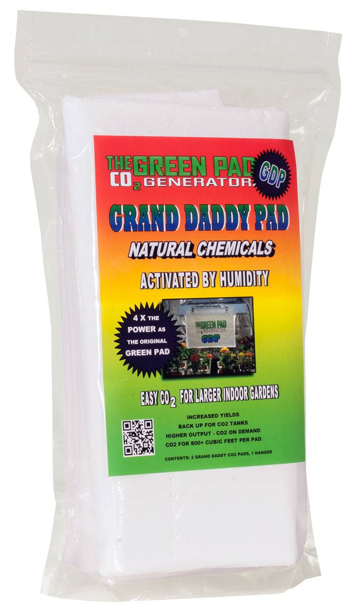 Green Pad Grand Daddy Pad CO2 Generator 2 Pads with 1-Hanger