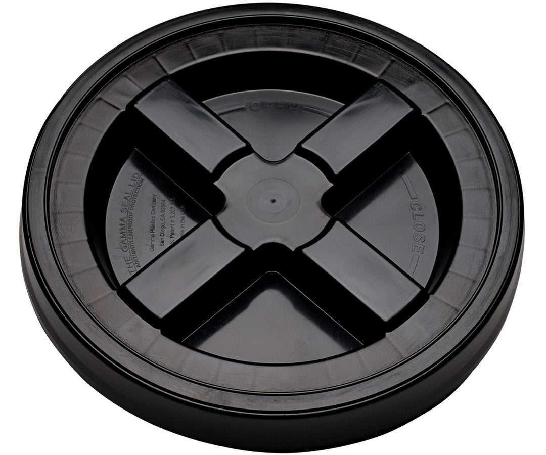 Gamma Seal Lid Black for 3.5 to 7 Gallon