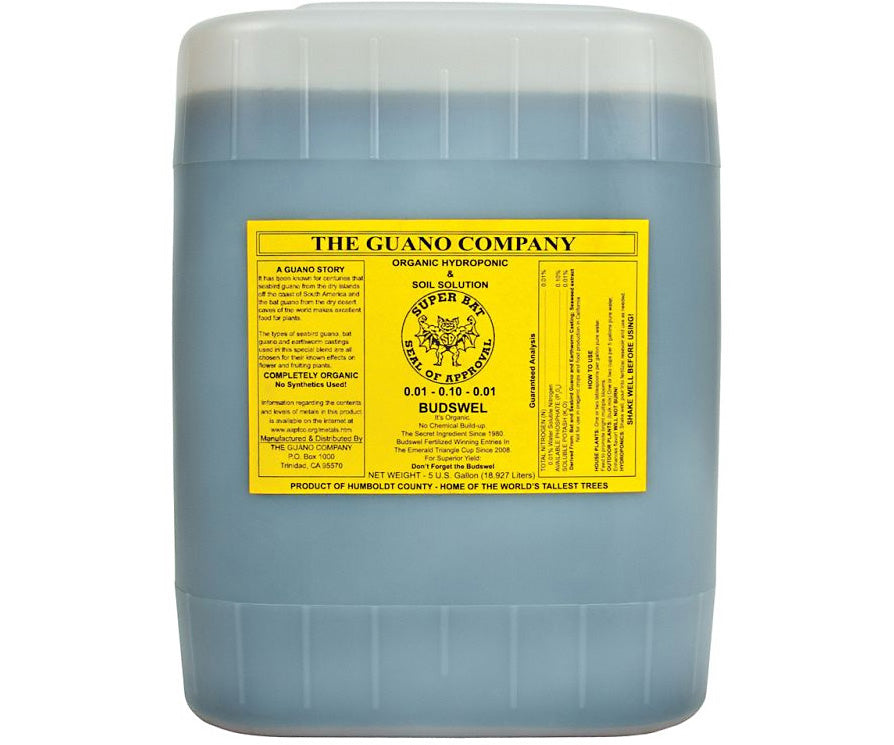 Guano Company Budswel Organic Liquid Fertilizer - 5 Gallon