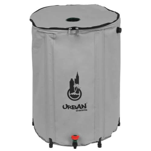 Urban Oasis Collapsible Water Storage Barrel 59 Gallon