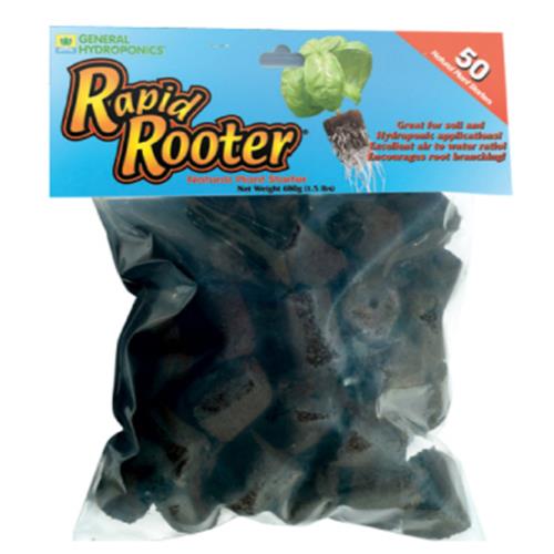 General Hydroponics Rapid Rooter Replacement Plugs 50Pk