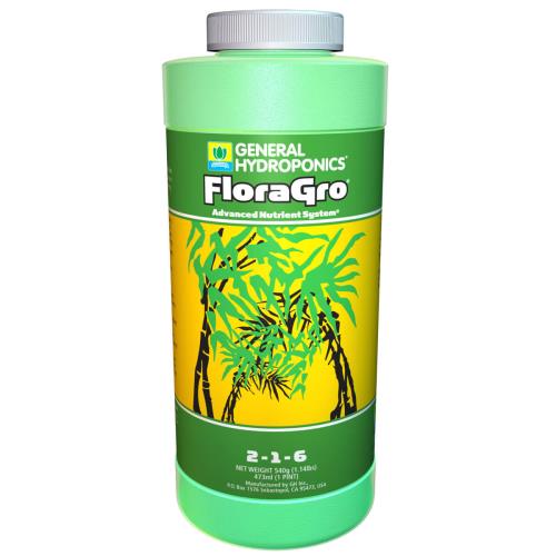 General Hydroponics FloraGro 2-1-6,