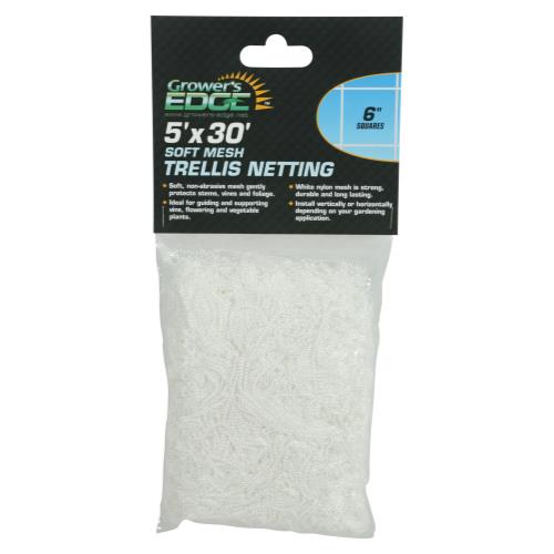 Grower's Edge Soft Mess Trellis Netting 6" Squares