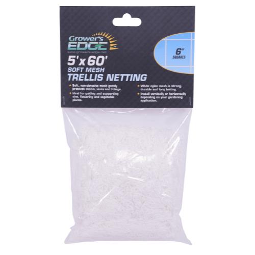 Grower's Edge Soft Mess Trellis Netting 6" Squares