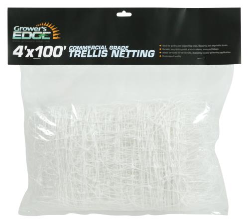 Grower's Edge Commercial Grade Trellis Netting 6" Squares