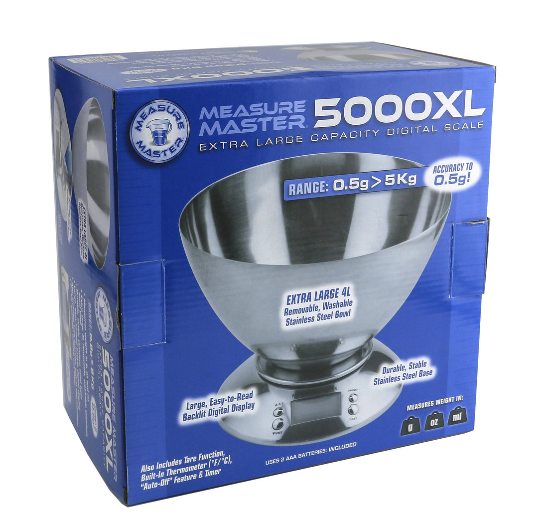 Measure Master XL Digital Scale 5000g w/4L Bowl
