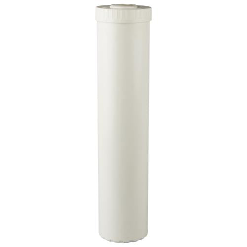 a white cylindrical poly filter
