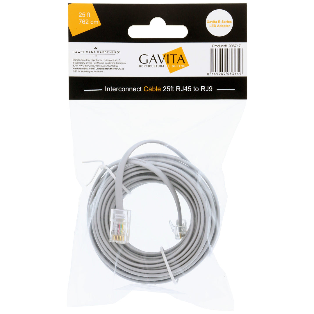 Gavita LED E-Series Adapter Cable RJ45 to RJ9
