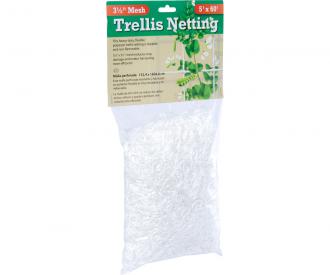 trellis with green writing in bag