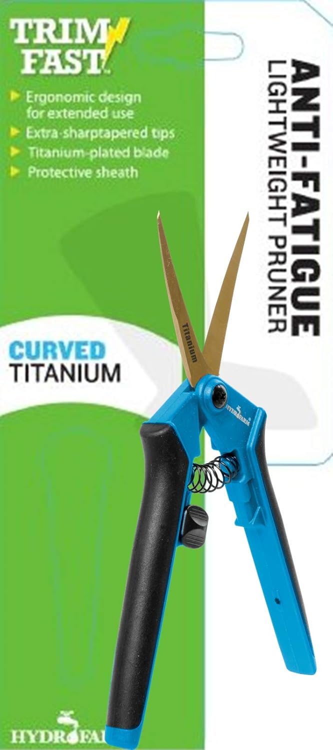 Trim Fast Precision Lightweight Titanium Curved Pruner - CASE of 12