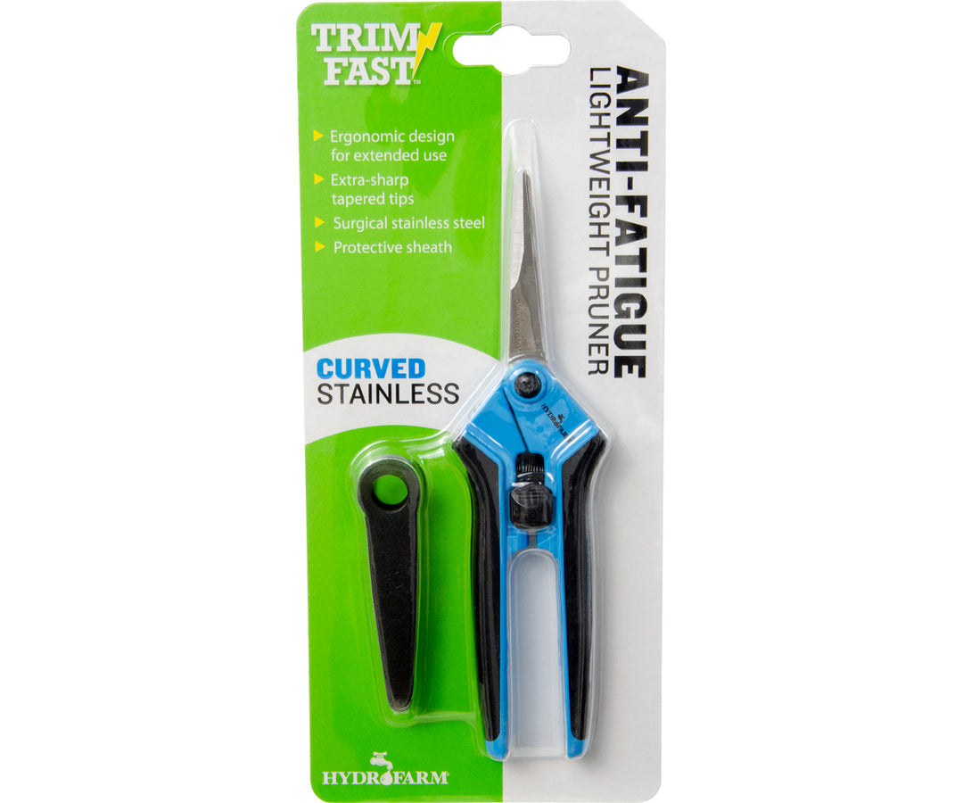 Trim Fast lightweight pruner in packaging with ergonomic design