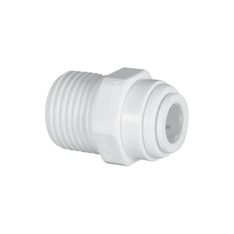white plastic water connector