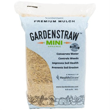 HealthiStraw Garden Organic Straw Wheat Straw Mulch 0.5 cu ft