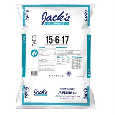 JACKS Nutrients 15-6-17 Clone Starter 25lb