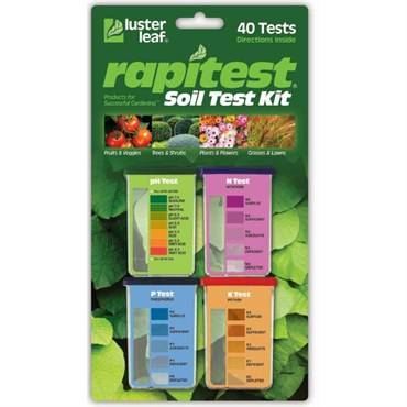 Luster Leaf Rapidtest Soil Test Kit - Tests pH, Nitrogen, Phosphorus & Potash