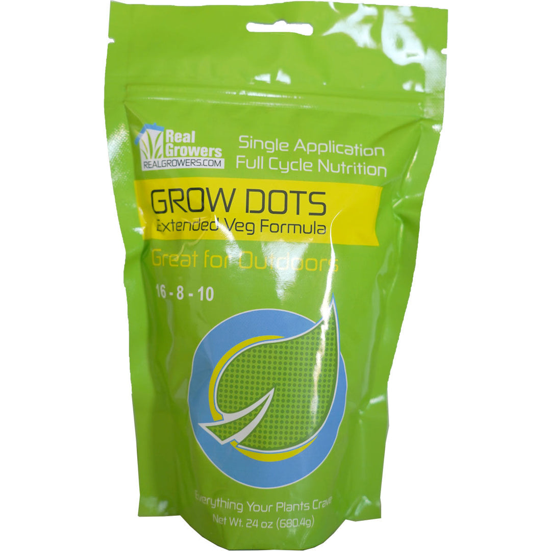 Real Growers Grow Dots EXTENDED Formula Programmed Release Plant Fertilizer 75 gram