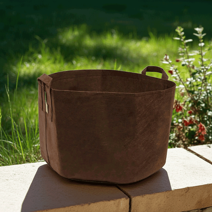 30 gallon plant pots Root Pouch Brown with Handle 30 Gallon 10-Pack