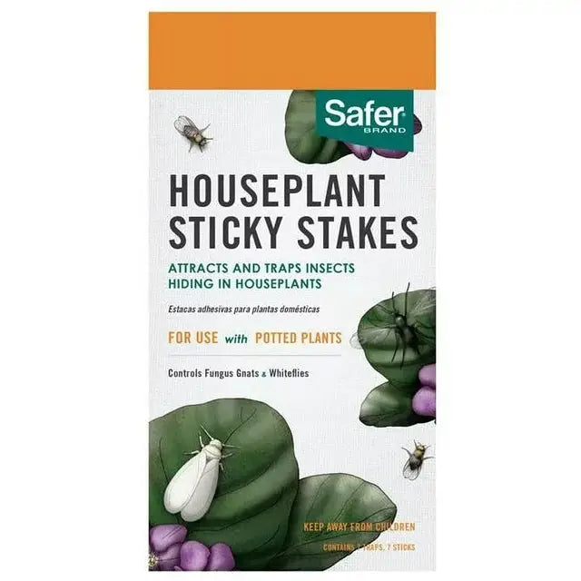 Safer HousePlant Sticky Stakes 7 Pack