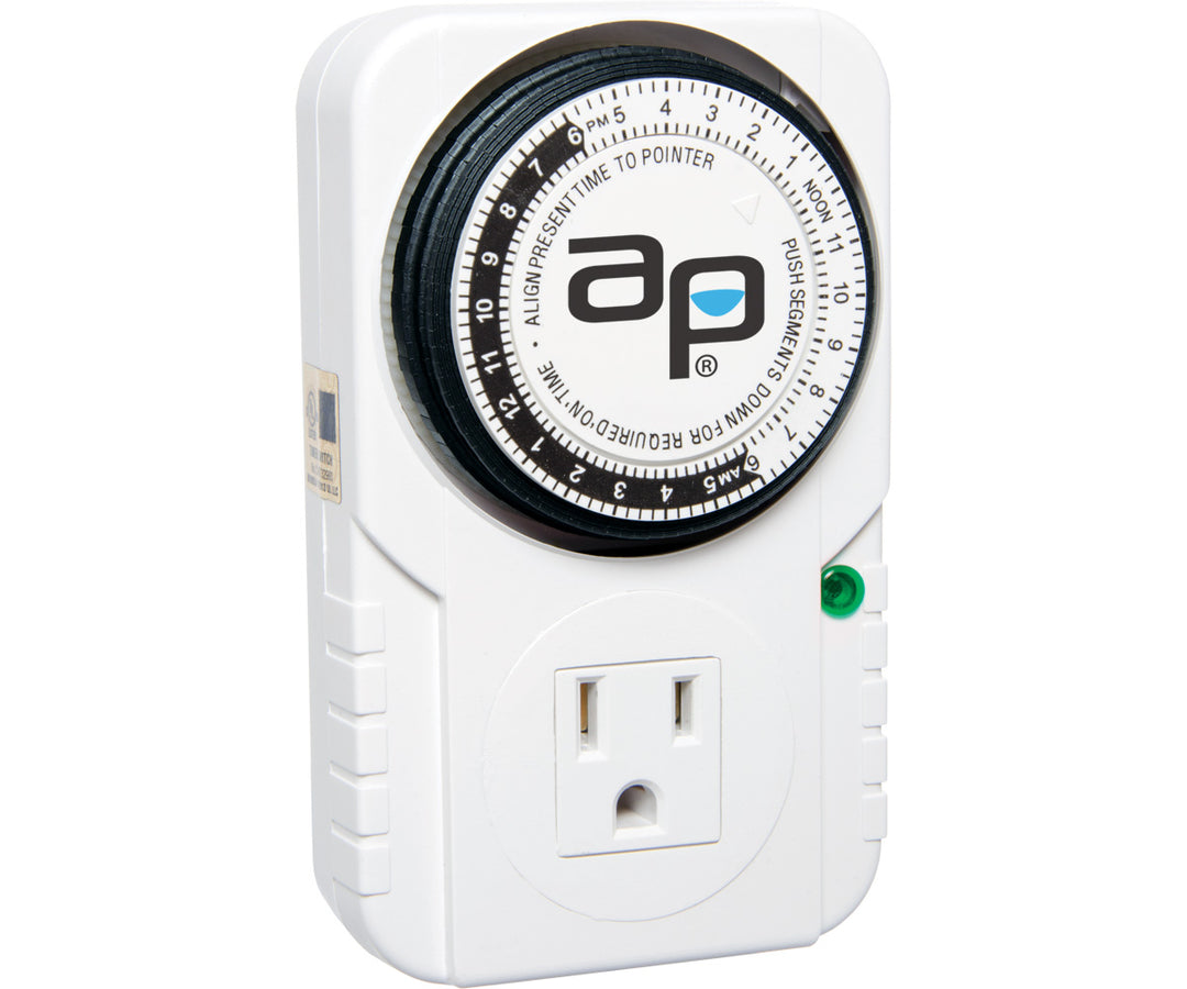Autopilot Analog Timer 1725W, 15 Minute On/Off