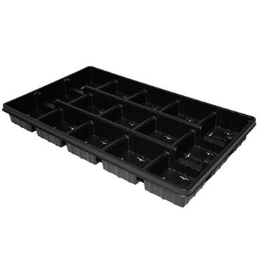 black plastic tray for 15 pots