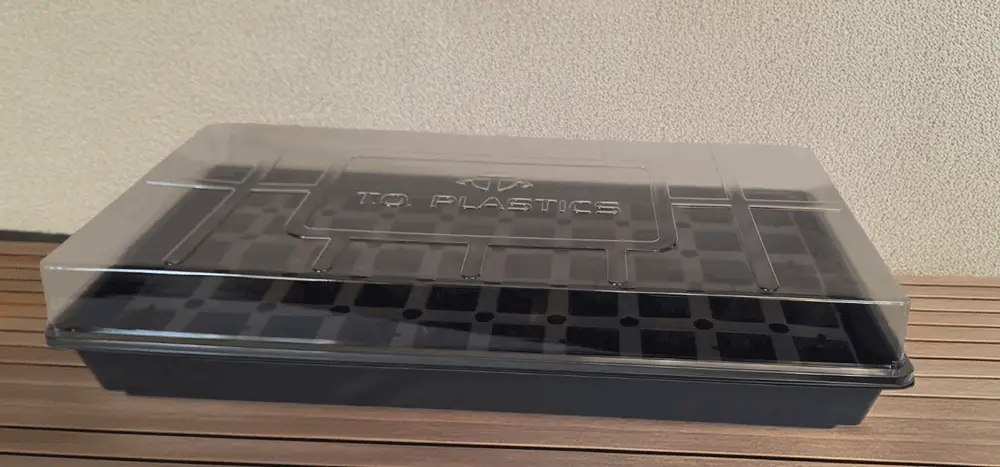 Propagation Kit Short - T.O. Plastics Standard Flat Tray, T.O. Plastics 2" Dome & T.O. Plastics T50 Insert