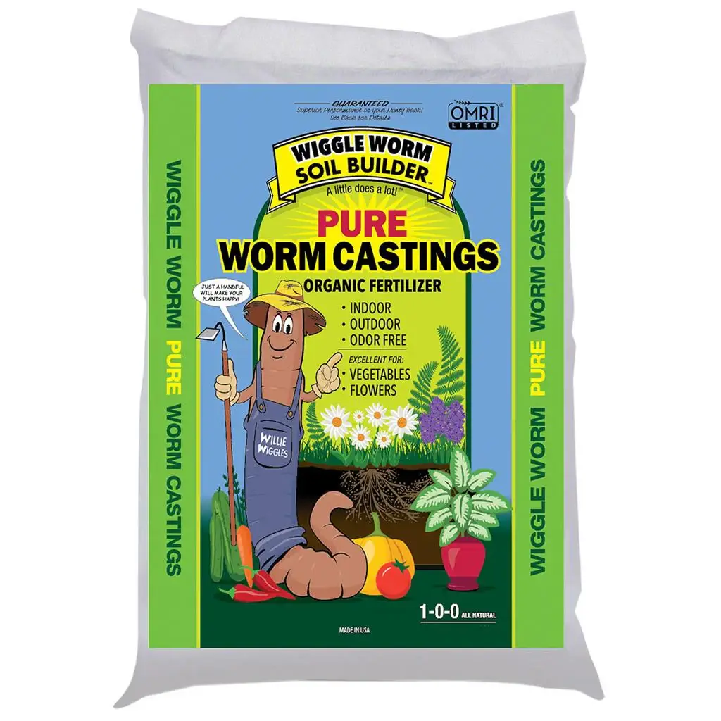 Wiggle Worm Soil Builder Pure Worm Castings 15lb