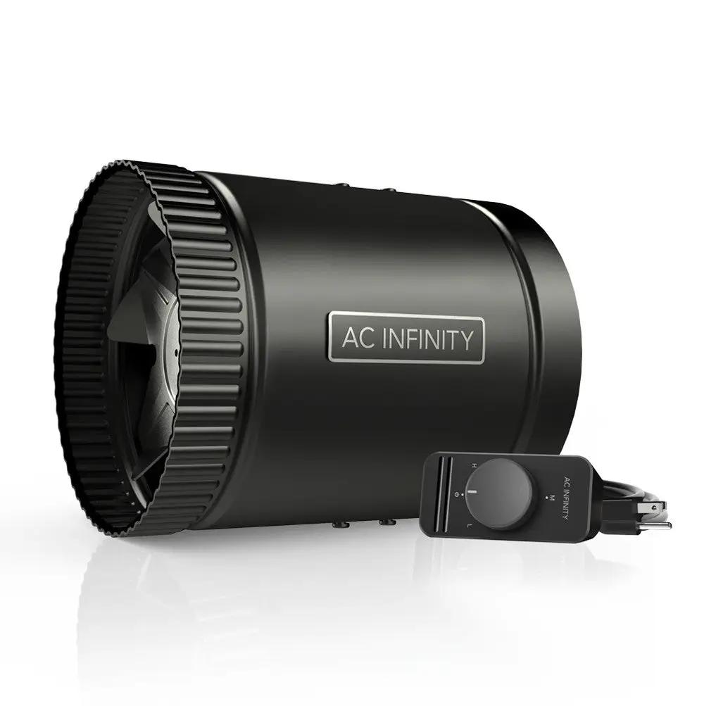 AC Infinity RAXIAL S6 Inline Booster Duct Fan 6" with Speed Controller