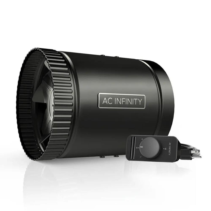 AC Infinity RAXIAL S6 Inline Booster Duct Fan 6" with Speed Controller