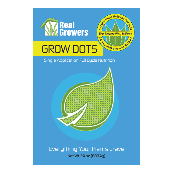 Real Growers Grow Dots Classic Formula Programmed Release Plant Food 24oz