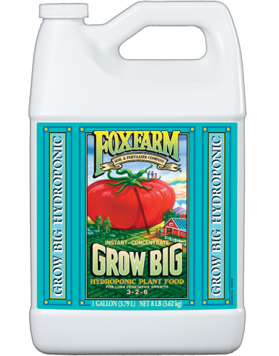 FoxFarm Grow Big Hydro Liquid Concentrate 1 gallon jug