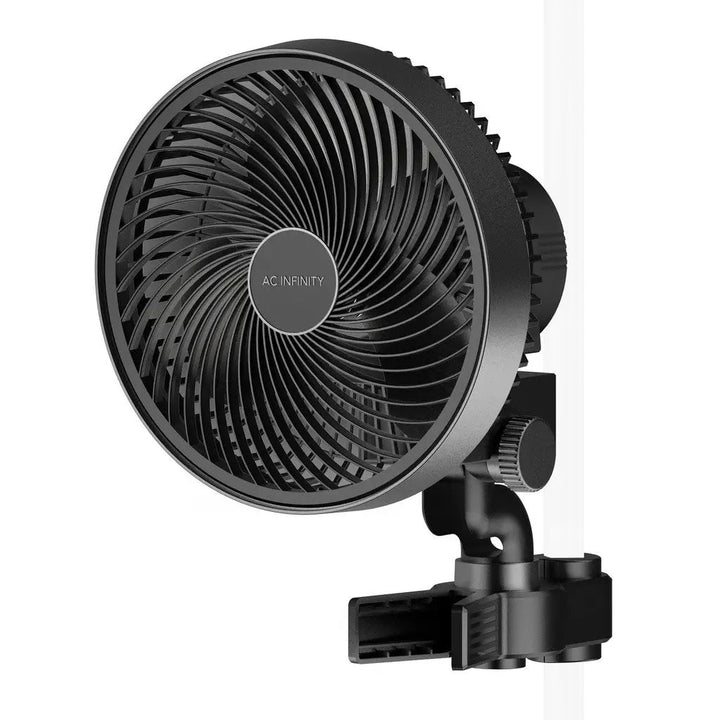 AC Infinity CLOUDRAY S6, Gen 2 Grow Tent Clip Fan 6" with Long-Life EC Motor, 10-Level Dynamic Wind Modes & Fan Speeds