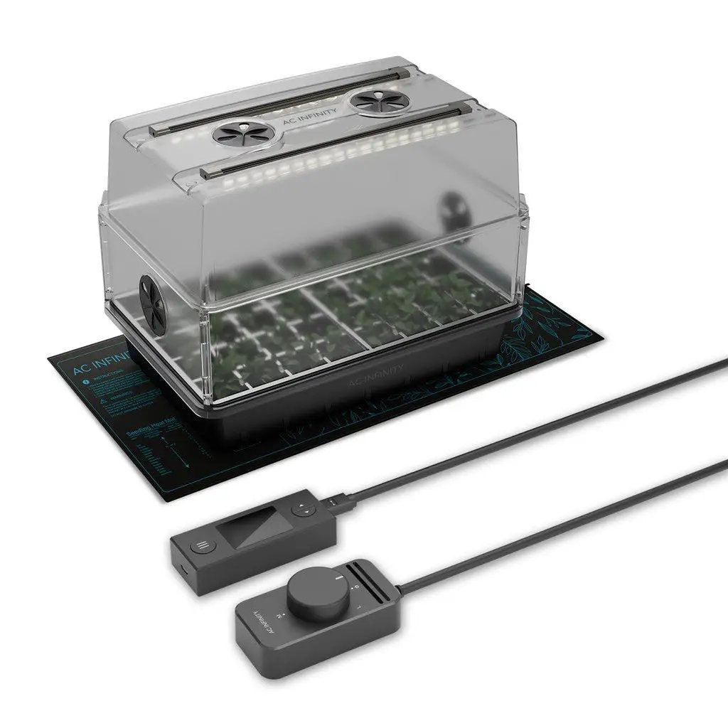 AC Infinity Heavy-Duty Humidity Dome 5x8 Kit with LED Lighting and Heating Mat