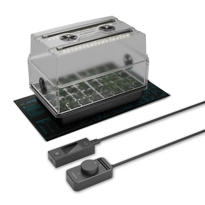 AC Infinity Heavy-Duty Humidity Dome 5x8 Kit with LED Lighting and Heating Mat