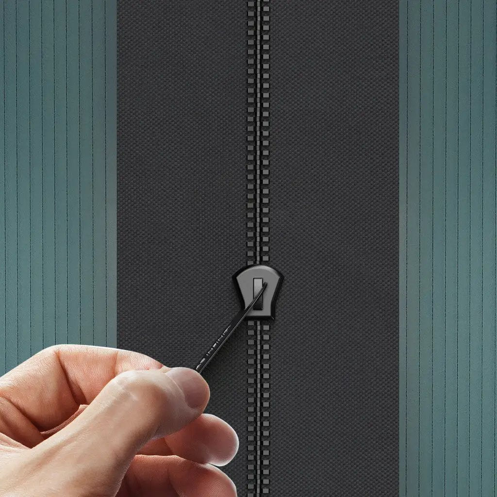 AC Infinity Peel and Stick Zipper 3" X 7' Double-Sided SBS Zippers, 1-Pack