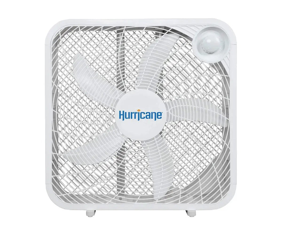 Square white box fan