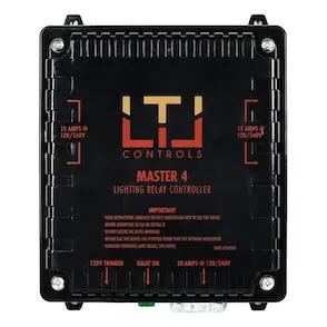 LTLControls Master 4 Lighting Relay Controller w/o Timer ( 120V & 240V Universal Plug )