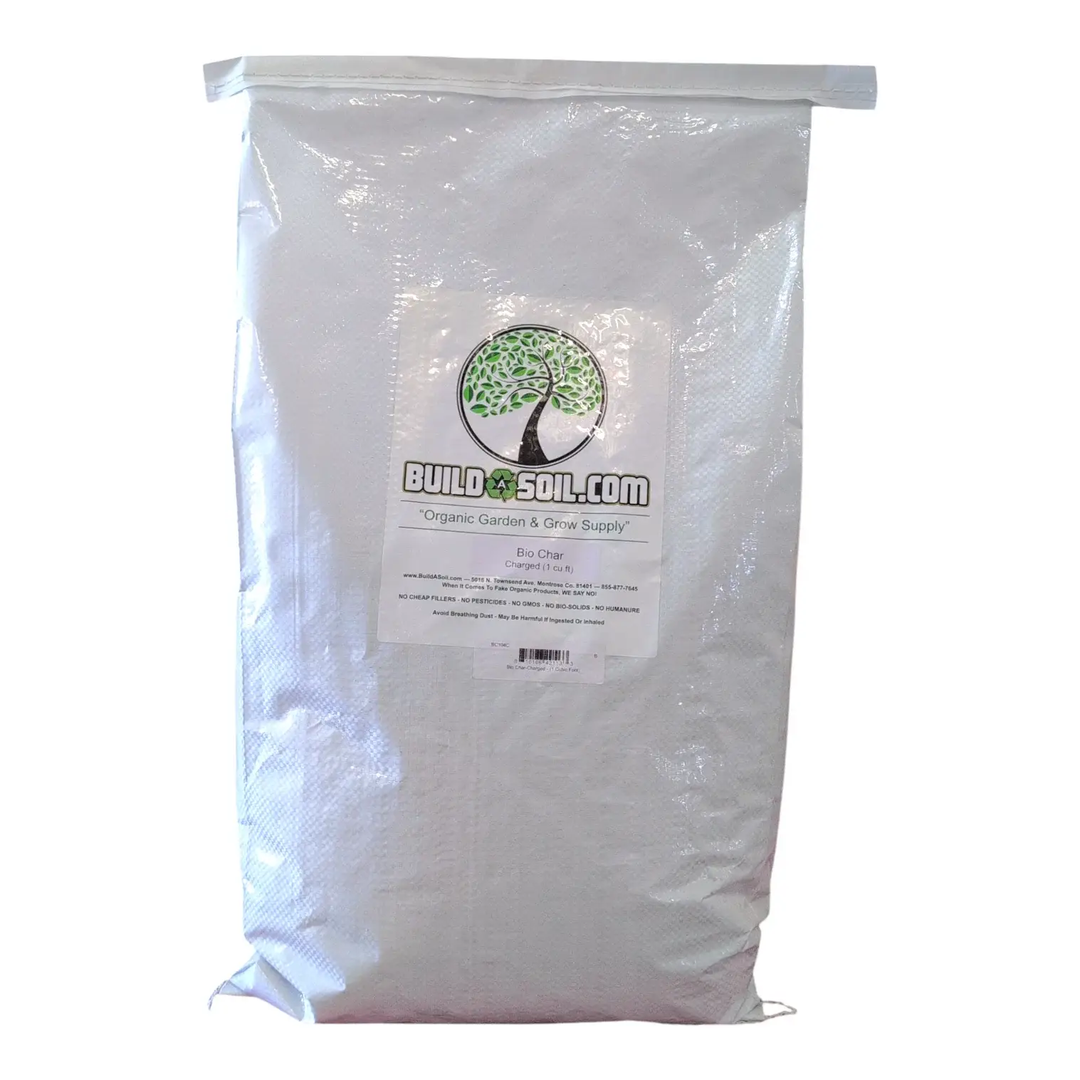 BuildASoil Charged Bio-Char - 1 cuft Bag