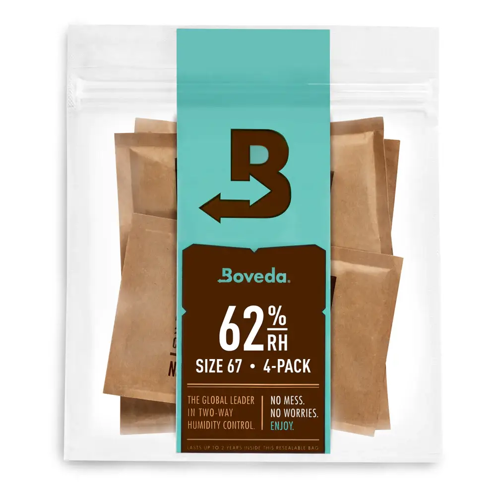Boveda Humidity Pack 62%  - 67g - 4 Pack